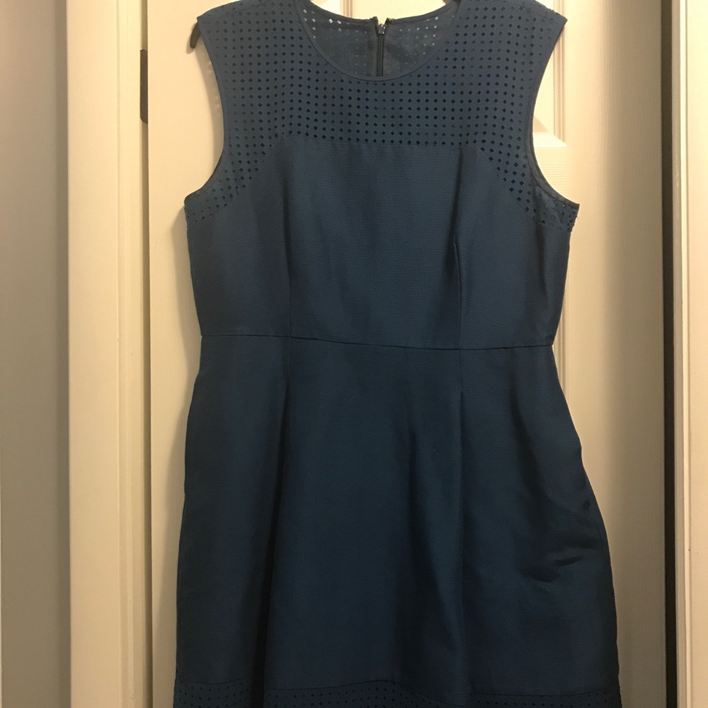 Blue J-Crew dress worn once